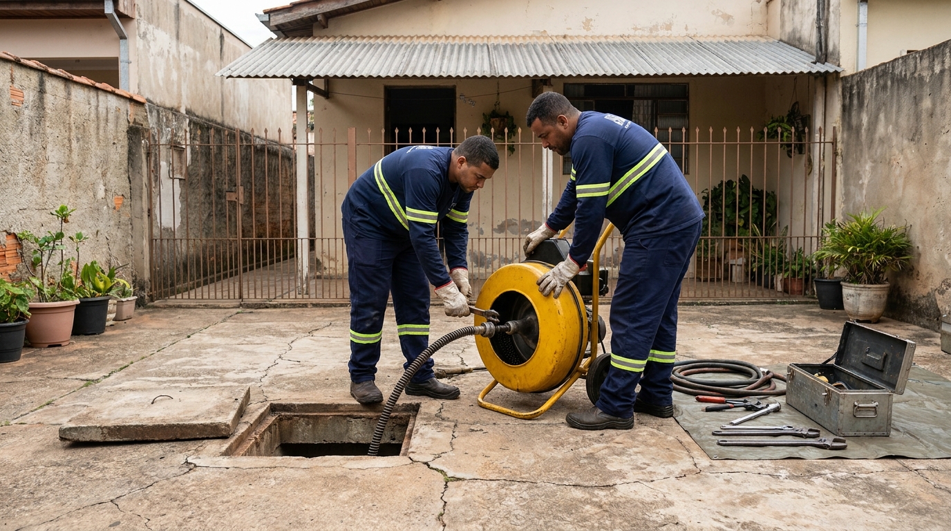 Desentupimento de esgoto perto de mim em Cotia‑SP